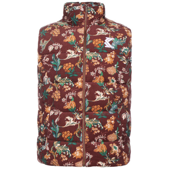 Karl Kani Ανδρικό αμάνικο μπουφάν OG Corduroy Flower Puffer Vest